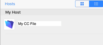 iPad File list
